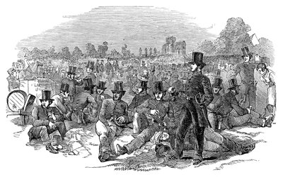 Çartist Ajitasyon, Bonners Fields Polis Gücü, 1848, 1900 by Unbekannt
