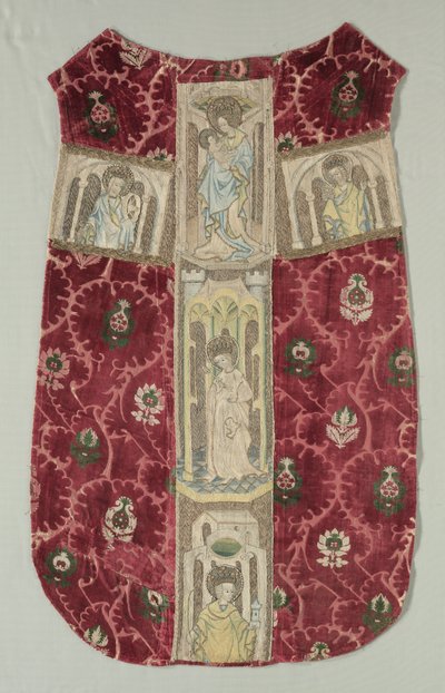 İşlemeli Orphrey Bantlı Chasuble Sırt, 1415-1425. by Unbekannt