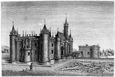 Chateau de Marcoussis, Paris, Fransa, 17. yüzyıl 1849 by Unbekannt