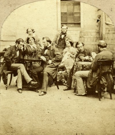 Satranç ve Kartlar, c1850s by Unbekannt