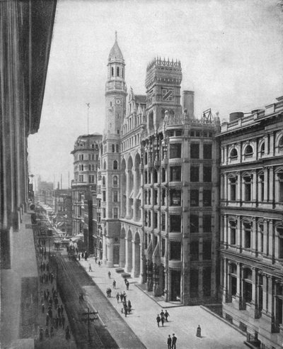Chestnut Street, Philadelphia, ABD, c1900. by Unbekannt