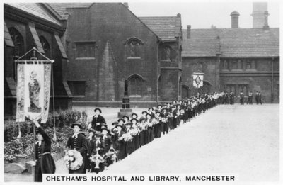 Chethams Hastanesi ve Kütüphanesi, Manchester, 1937 by Unbekannt