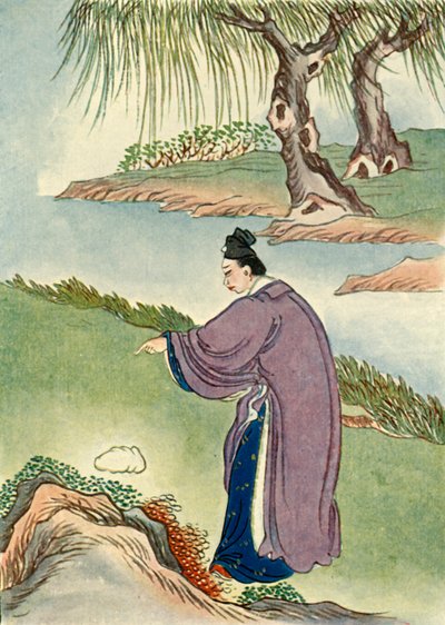 "Chia Tzu-Akciğer Taşı Buluyor", 1922. by Unbekannt