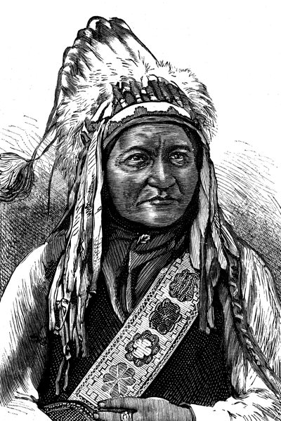 Baş Oturan Boğa, Kızılderili, 19. yüzyıl by Unbekannt