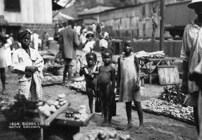 Çocuklar, Sierra Leone, 20. yüzyıl by Unbekannt