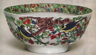 Çin porselen kase. Aile Verte. KAng Hsi Dönemi, 1662-1722, 1928. by Unbekannt