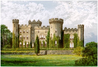 Cholmondeley Kalesi, Cheshire, Cholmondeley Markisinin evi, c1880 by Unbekannt
