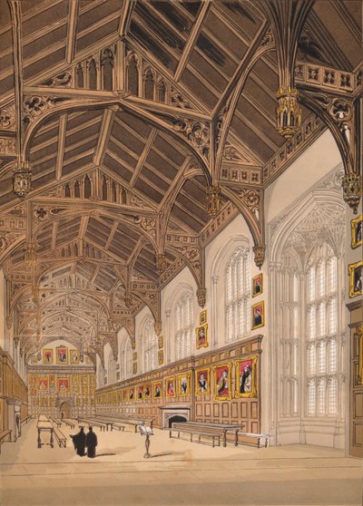 Christ Church Hall Oxford, 1845 by Unbekannt