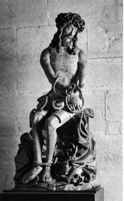 bağları heykel ile İsa. Hospices Civiles de Beaune, 1443