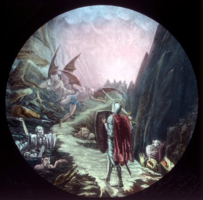 Christian, Ölüm Gölgesi Vadisi'ne girer, c1910. by Unbekannt