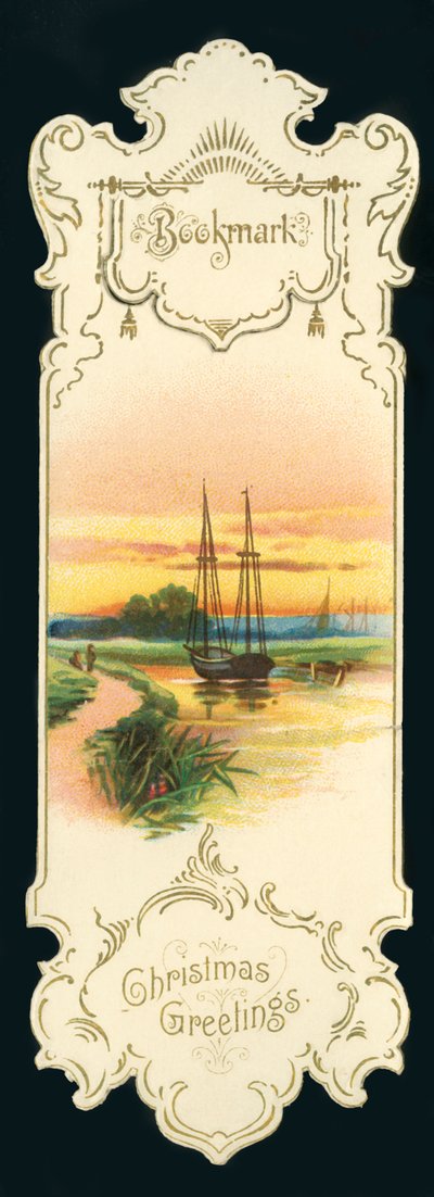 Noel Selamları - Bookmark, c1900. by Unbekannt