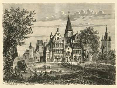 Kilise ve Tapınak Kulesi, Paris, 1890. by Unbekannt