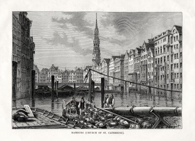 St Catherine Kilisesi, Hamburg, Almanya, 1879 by Unbekannt