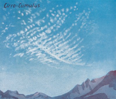 Cirro-Cumulus - Gökyüzünde Bir Düzine Temel Bulut Oluşumu, 1935 by Unbekannt