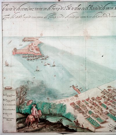 Veracruz Şehri, Meksika, 17. yüzyıl by Unbekannt