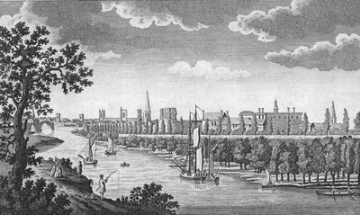 York Şehri ve Ouse Nehri, Yorkshire, c1776 by Unbekannt