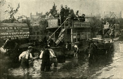 Clarendon Yolu, Southsea, Fırtınadan Sonra, 1901. by Unbekannt