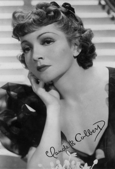 Claudette Colbert, Amerikalı oyuncu, 20. yüzyıl by Unbekannt