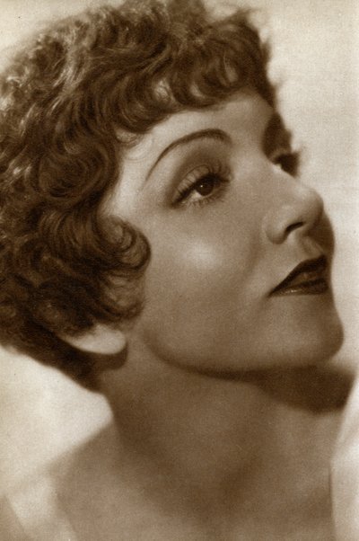 Claudette Colbert, Fransız-Amerikalı aktris, 1933 by Unbekannt