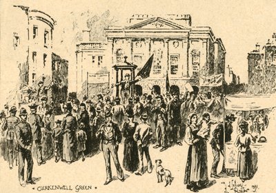 Clerkenwell Green, Londra, c1890. by Unbekannt