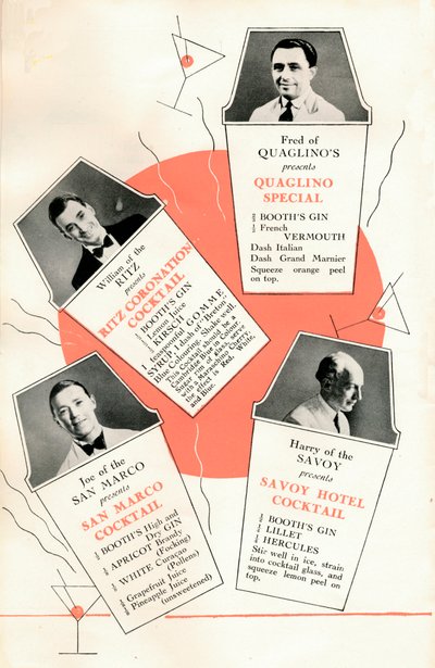 Kokteyl tarifleri, c1935 1935. by Unbekannt
