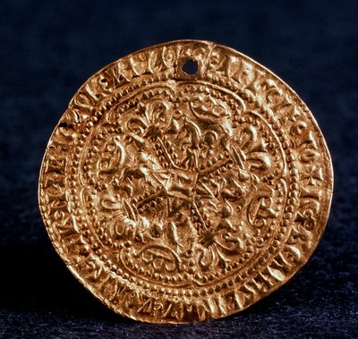 Çar Ivan III Averse Sikke Korabelnik: çiçek haçı, 1471-1490 by Unbekannt