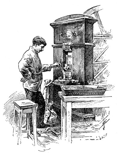 Kraliyet Darphanesi'nde madeni para basma, Londra, 1891 by Unbekannt