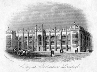 Collegiate Institution, Liverpool, c1870s by Unbekannt