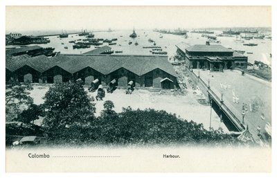 Kolombo limanı, Seylan, 20. yüzyılın başlarında by Unbekannt
