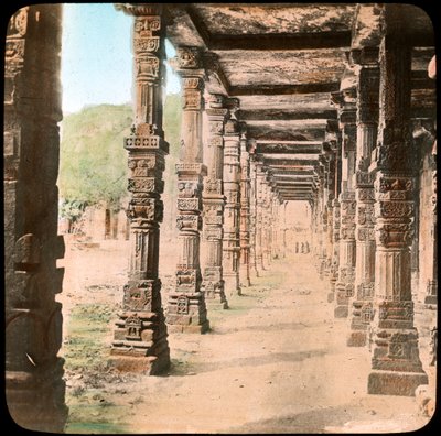 Colonnade, Delhi, Hindistan, 19. yüzyılın sonu veya 20. yüzyılın başı by Unbekannt