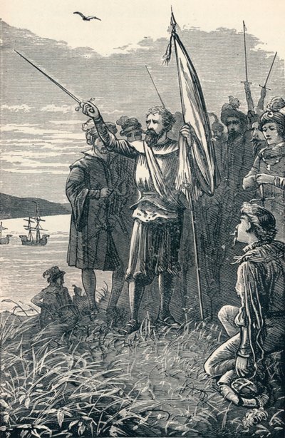 Columbus, İspanya için San Salvador
