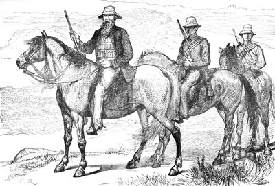 Transvaal Atlı Gönüllülerinden Komutan Piet Uys, c1880 by Unbekannt