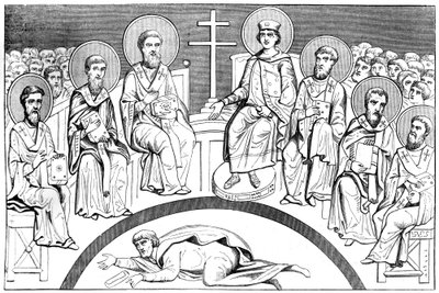 Nice ikinci konseyinin anılması, 9.-10. yüzyıl 1849 by Unbekannt