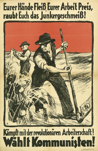 Komünist Seçim Posteri KPD, 1931 civarı by Unbekannt