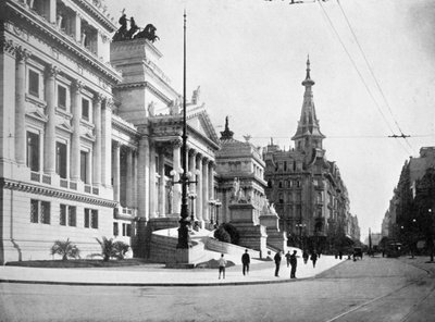 Kongre Salonu ve Avenida Callao, Buenos Aires, Arjantin by Unbekannt