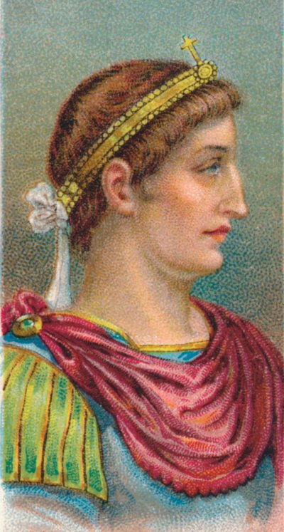 Büyük Konstantin c273-337, Roma İmparatoru, 1924 by Unbekannt