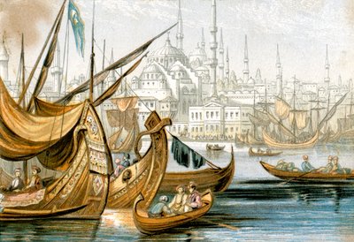 Konstantinopolis, Türkiye, 19. yüzyıl by Unbekannt