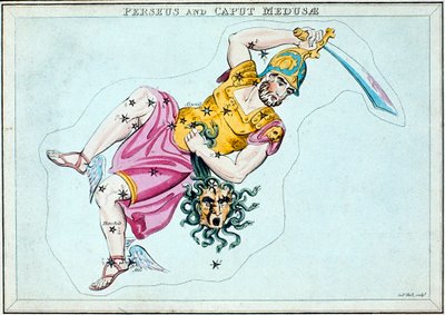 Perseus Takımyıldızı, onu Medusa