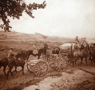 Konvoy, Genicourt, kuzey Fransa, 1916 by Unbekannt