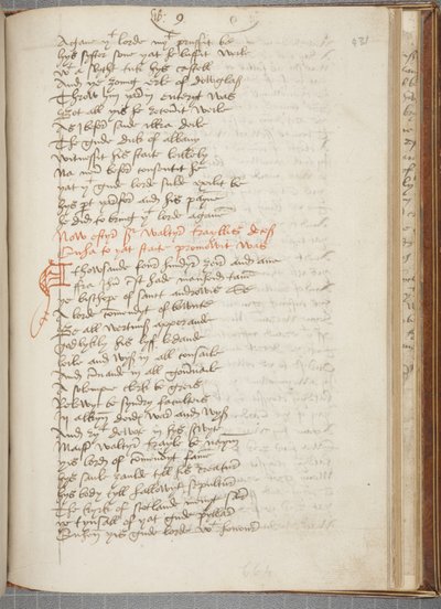 Chronicle Andrew of Wyntoun, Fol 431 recto, c.1550 (kağıt üzerine mürekkep) by Unbekannt