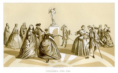 Kostümler, 1720-1740, 1885 by Unbekannt