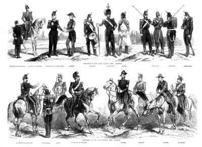 İsviçre Federal Ordusunun Kostümleri, 1857 by Unbekannt
