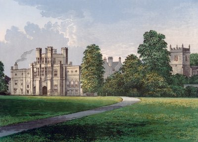 Coughton Mahkemesi, Warwickshire, 19. yüzyılın sonlarında by Unbekannt