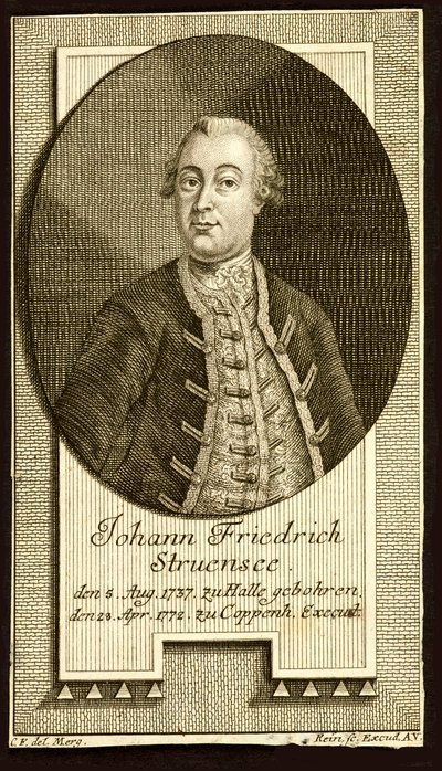 Kont Johann Friedrich Struensee 1737-1772, 1772. by Unbekannt