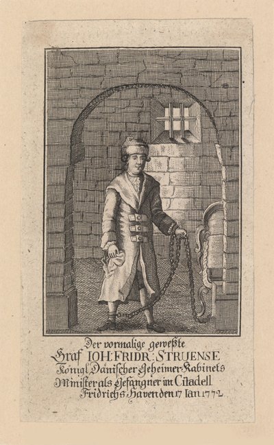 Kont Johann Friedrich Struensee 1737-1772, 1772. by Unbekannt