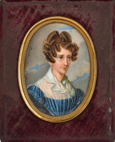 Kontes Emilie Troubetzkoy, kızlık soyadı Prenses zu Sayn Wittgenstein 1801-1869, 1828. by Unbekannt