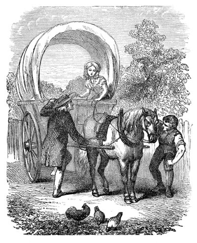 Başlıklı ülke taşıyıcıları vagonu, c1882 by Unbekannt