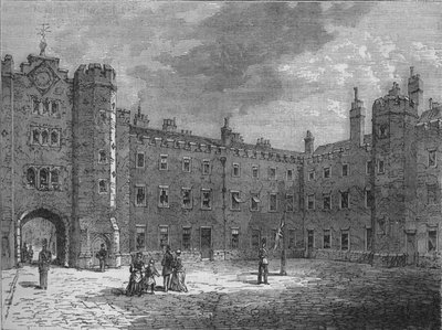 St James Sarayı Avlusu, Westminster, Londra, 1875 1878 dolayları. by Unbekannt