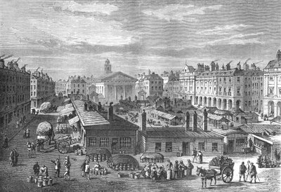 Covent Garden Pazarı, c1820 1897 by Unbekannt