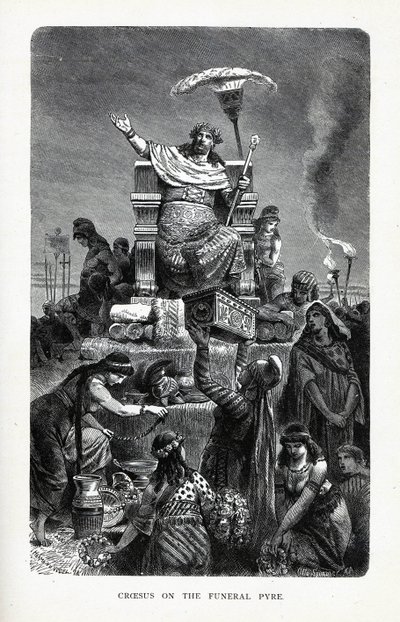 Cenaze Ateşinde Karun, 1882 by Unbekannt
